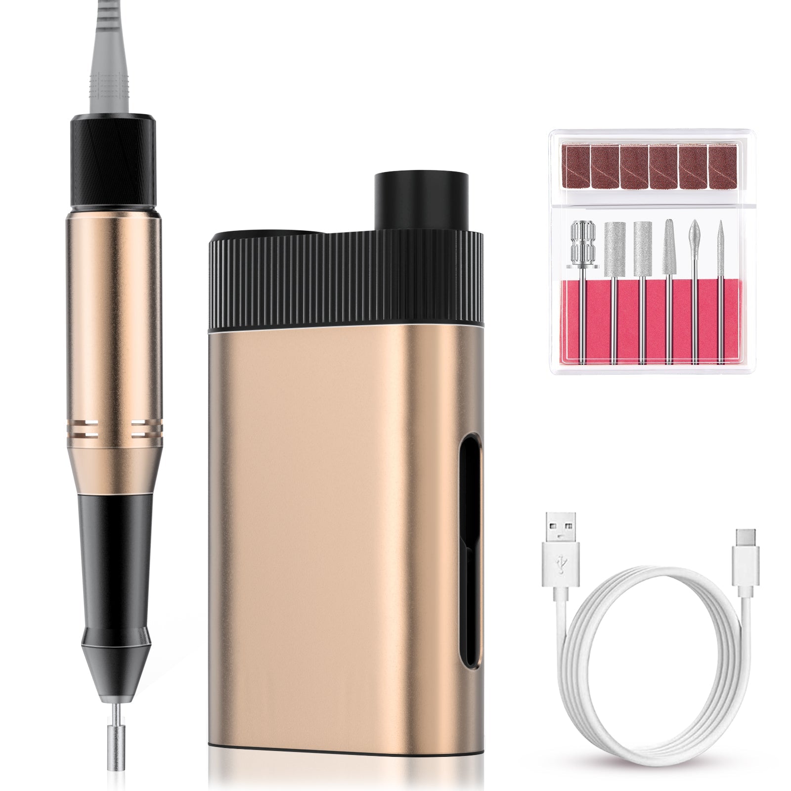 Shexnail Professional Rechargeable 30000 Rpm Nail Drill