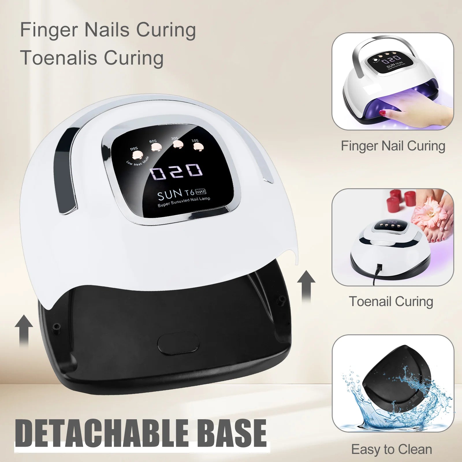 Shexnail SUN T6 MAX UV Nail Lamp Nail Dryer