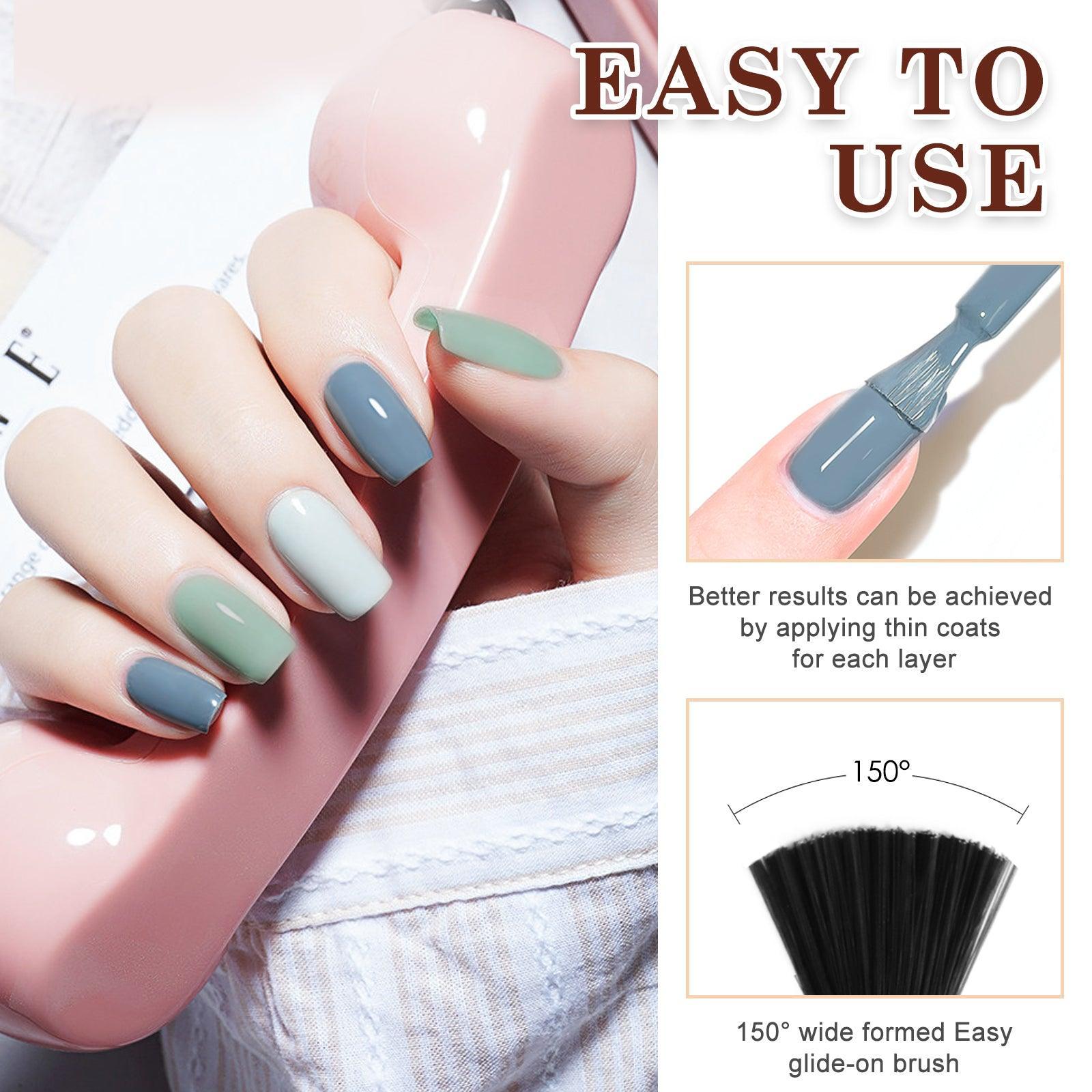 Aurora North Carolina Blue - 6 Color Nail Gel Kit - LKEnail