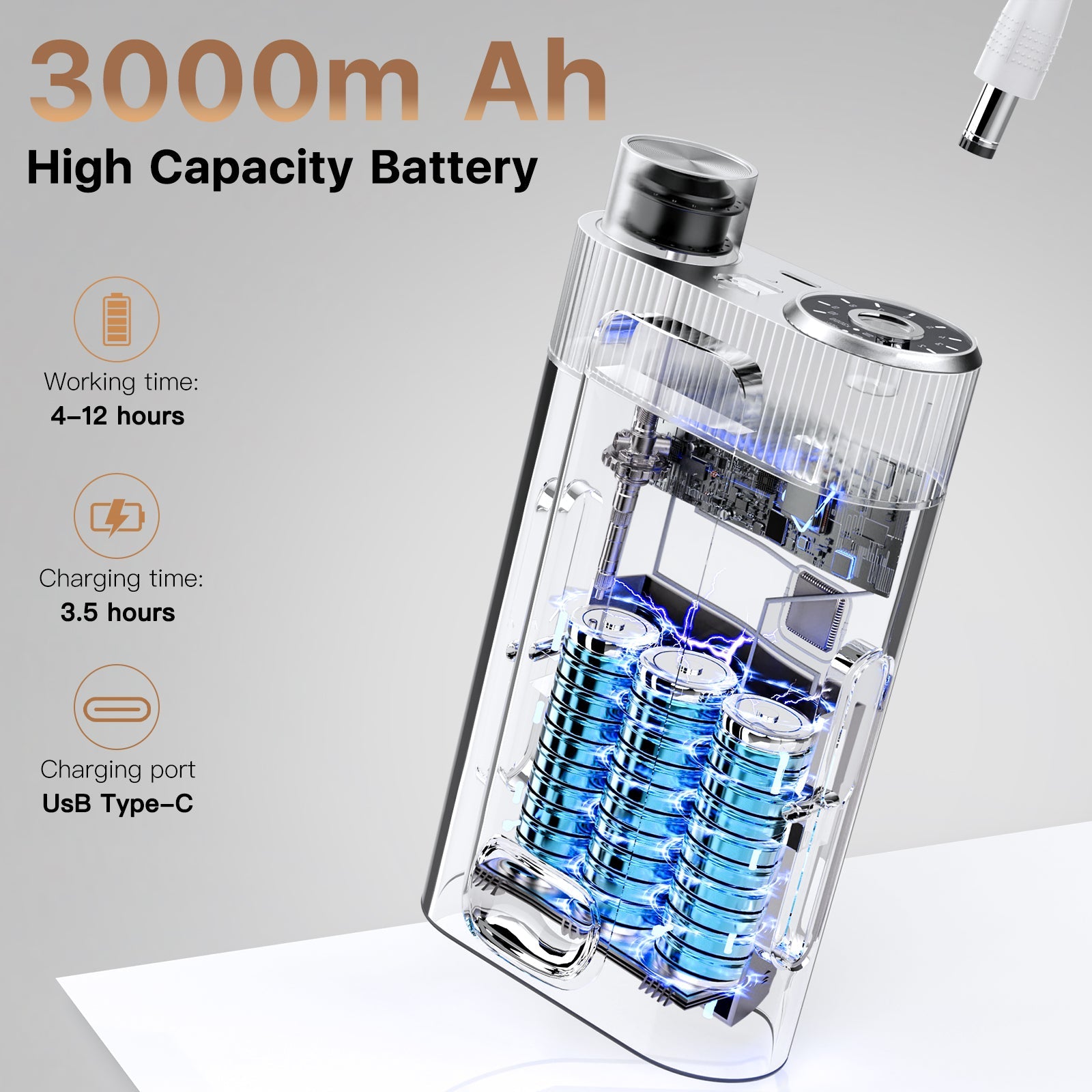 Shexnail Professional Rechargeable 30000 Rpm Nail Drill