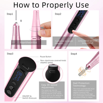 Shexnail L2 Nail Drill