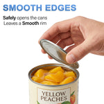 Automatic Electric Can Opener for Seniors & Arthritis, One-Touch Hands-Free Operation, Fits All Can Shapes, Smooth Edge, Battery Powered Portable Kitchen Gadget