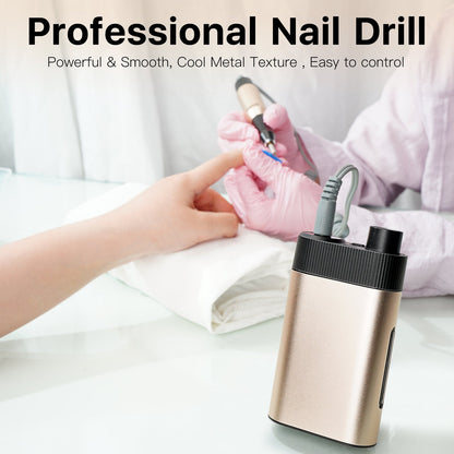 Shexnail Professional Rechargeable 30000 Rpm Nail Drill