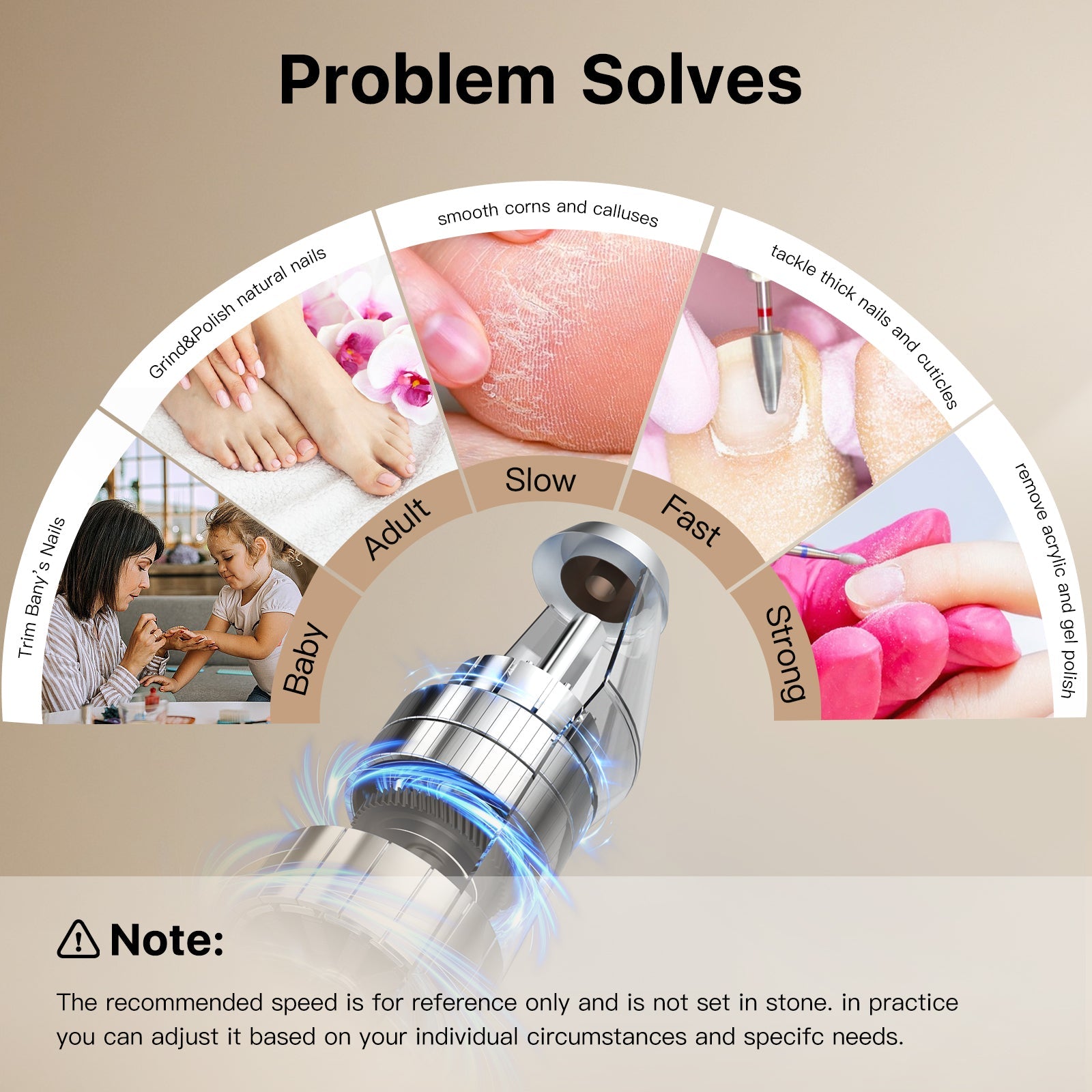 Shexnail Professional Rechargeable 30000 Rpm Nail Drill