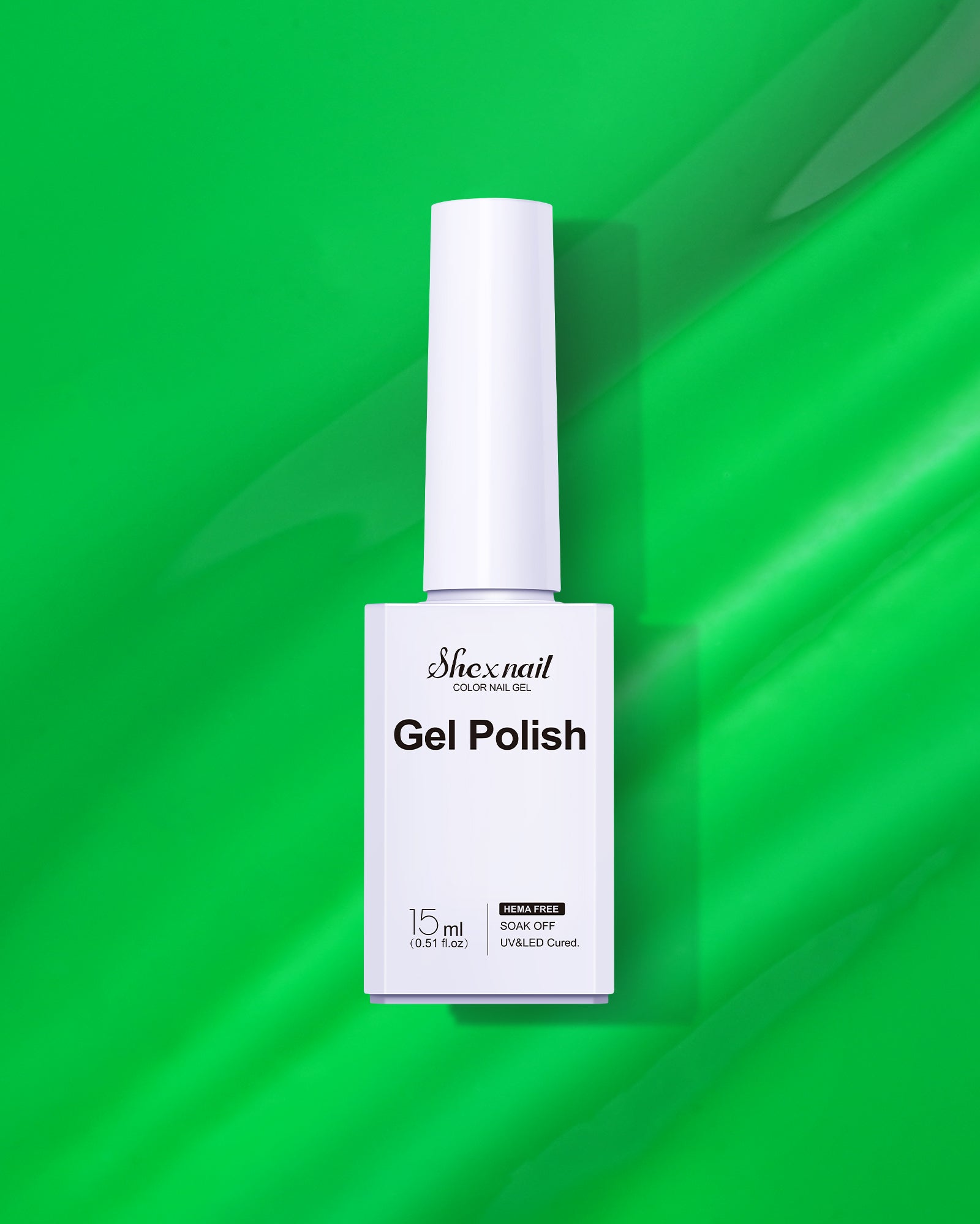 Nature's Hue HEMA-Free Gel Polish #77 Bright Green