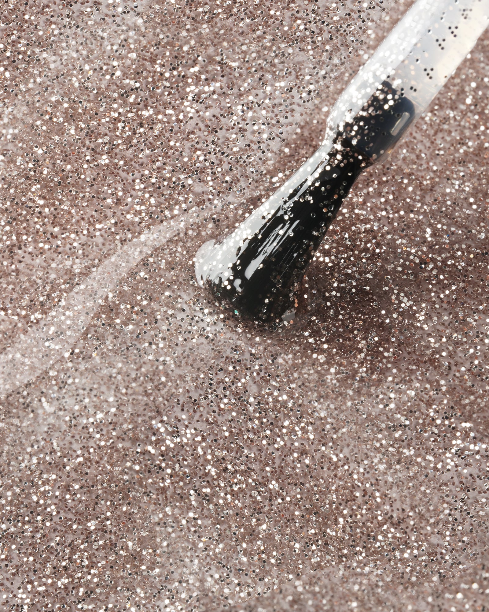 Nature's Hue HEMA-Free Gel Polish #G145 Silver Glitter