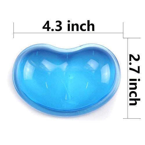 Ergonomic Gel Wrist Rest for Mouse, Computer Mouse Wrist Support for Arm Pain Relief, Heart-Shaped Cute Hand Wrist Cushion for Home and Office Working Gaming Anti-Fatigu