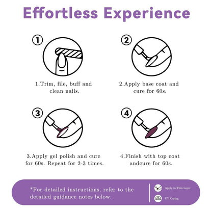 LKEnail Blushing Nude Bloom - 6 Color Nail Gel Kit - LKEnail