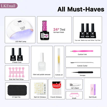 LKEnail High Valve Gel Nail kit - LKEnail