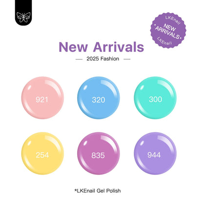 LKEnail Mystic Bloom – 6 Color Nail Gel Kit - LKEnail