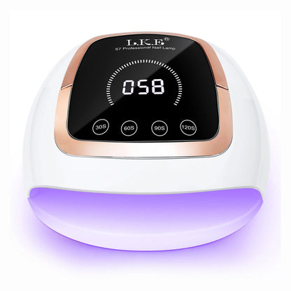 LKENail S7 UV LED Nail Lamp – Eco - Friendly Gel Curing with Smart Sensor & LCD Touchscreen - LKEnail